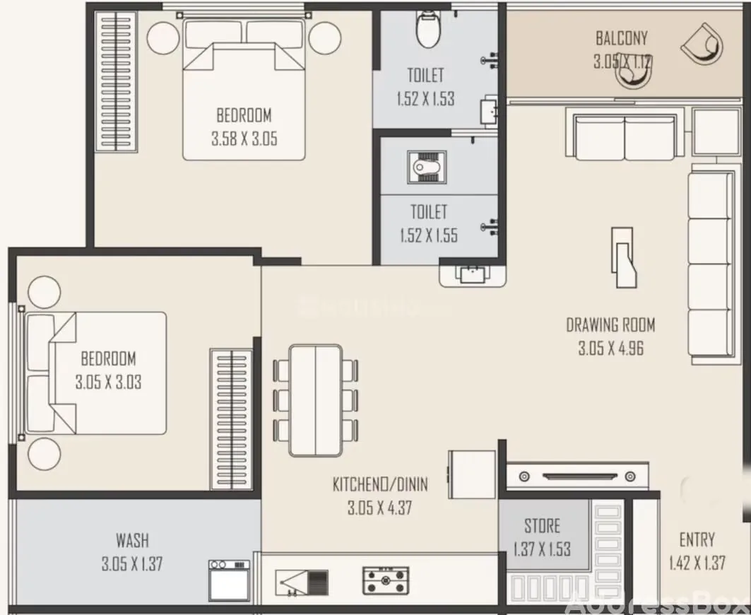 PAVITRA ICON Floor Plan