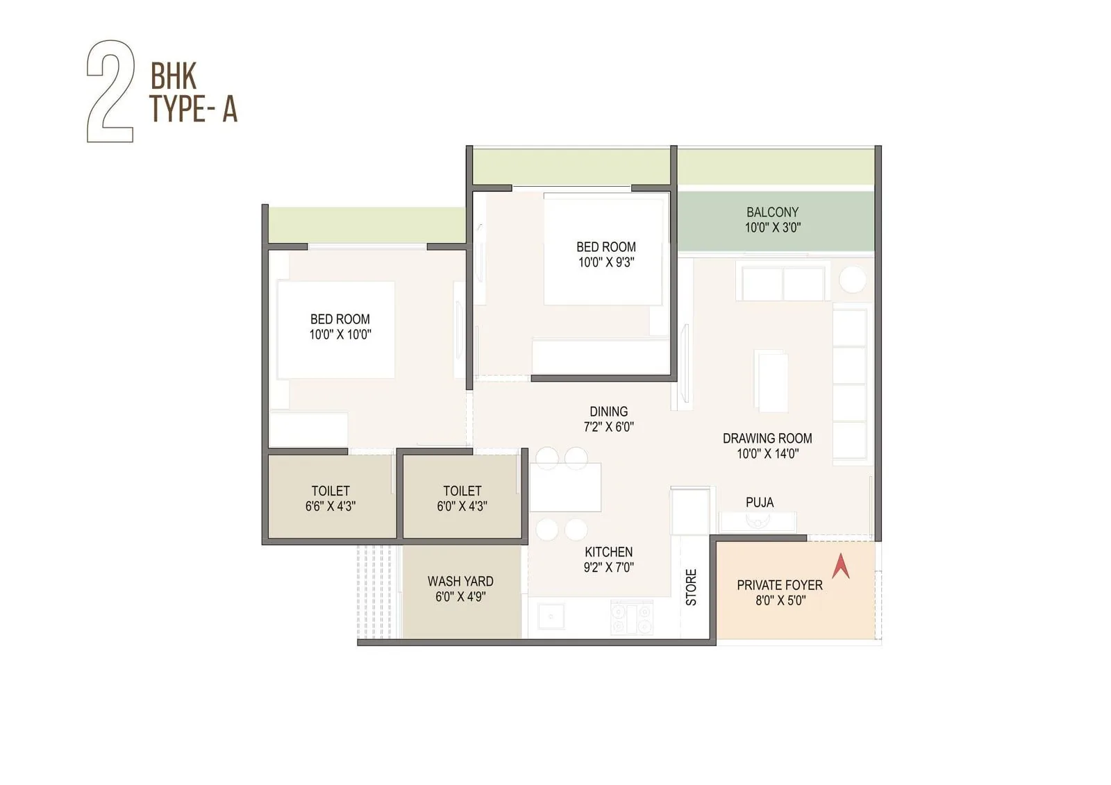 PAARIJAT AAMRA Floor Plan