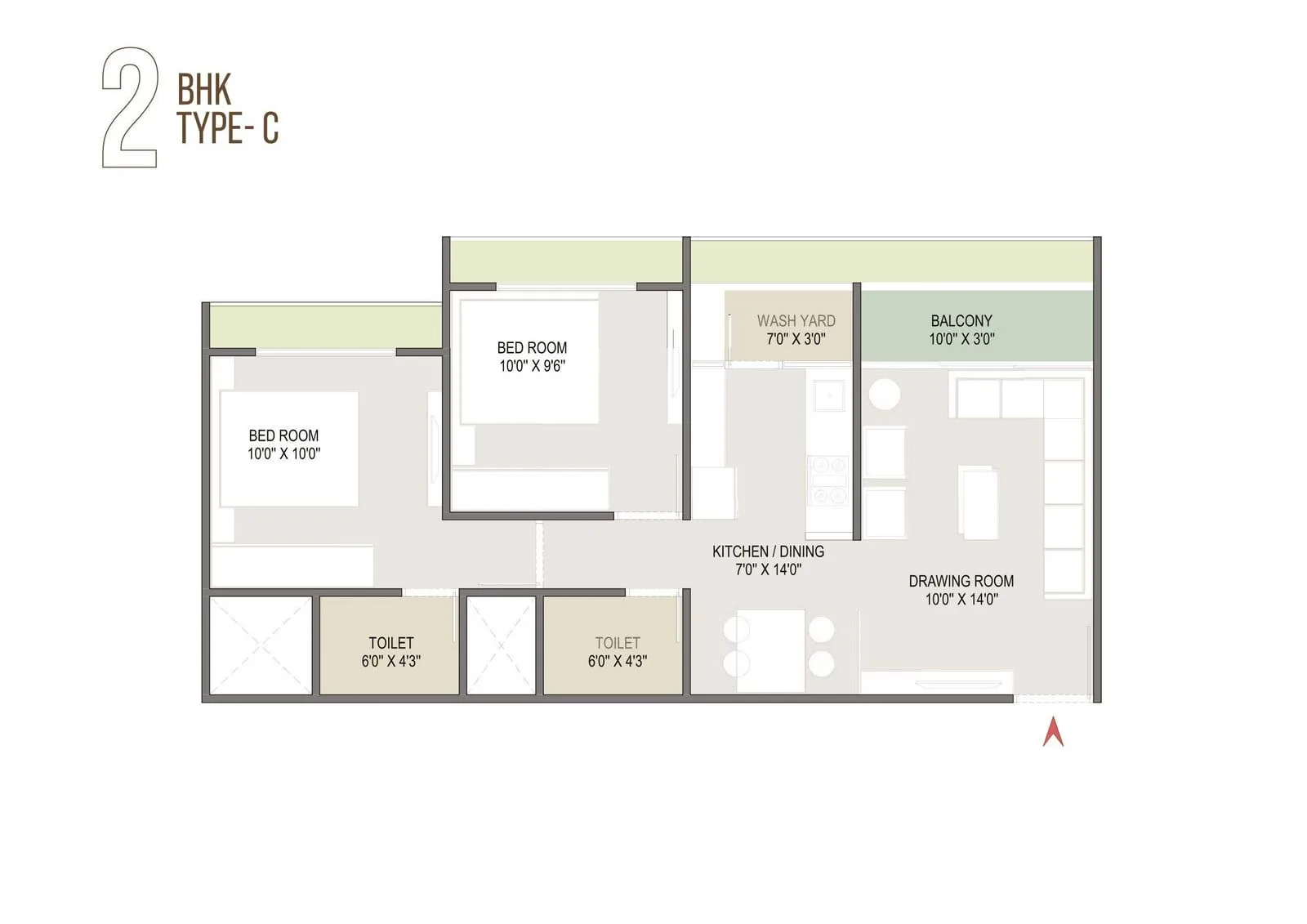 PAARIJAT AAMRA Floor Plan