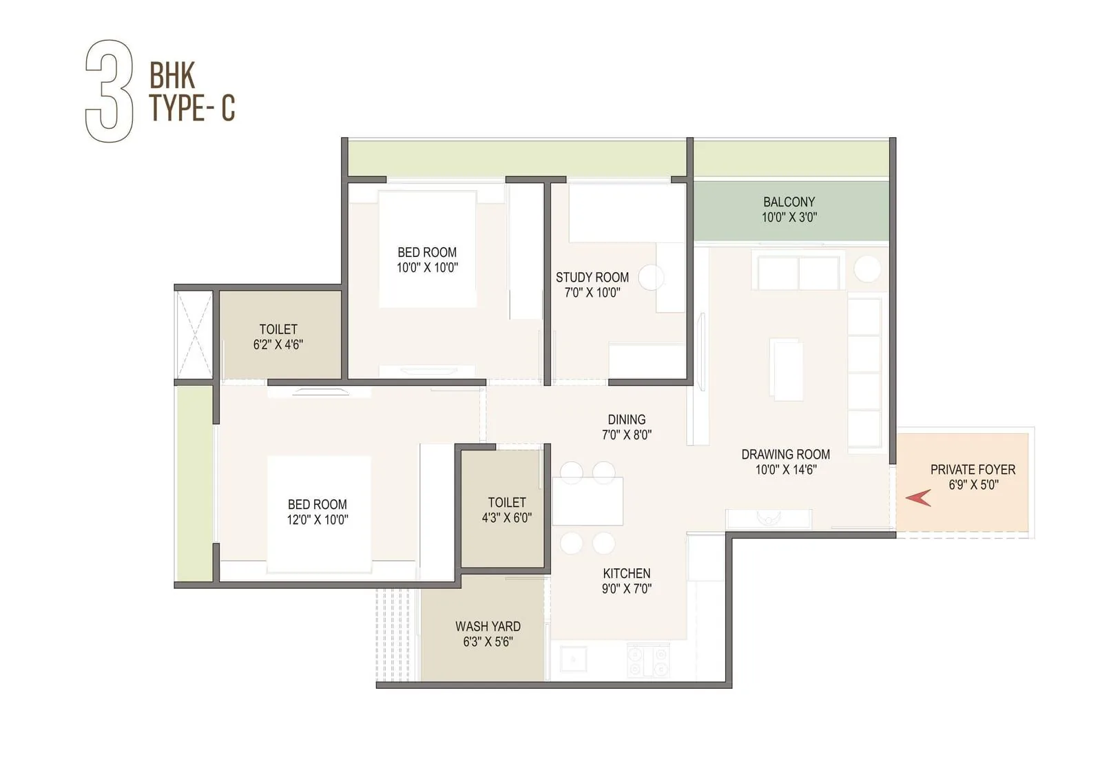 PAARIJAT AAMRA Floor Plan
