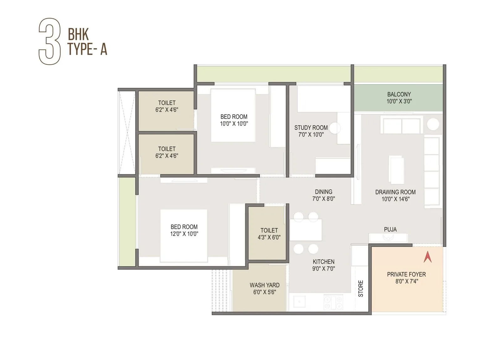PAARIJAT AAMRA Floor Plan