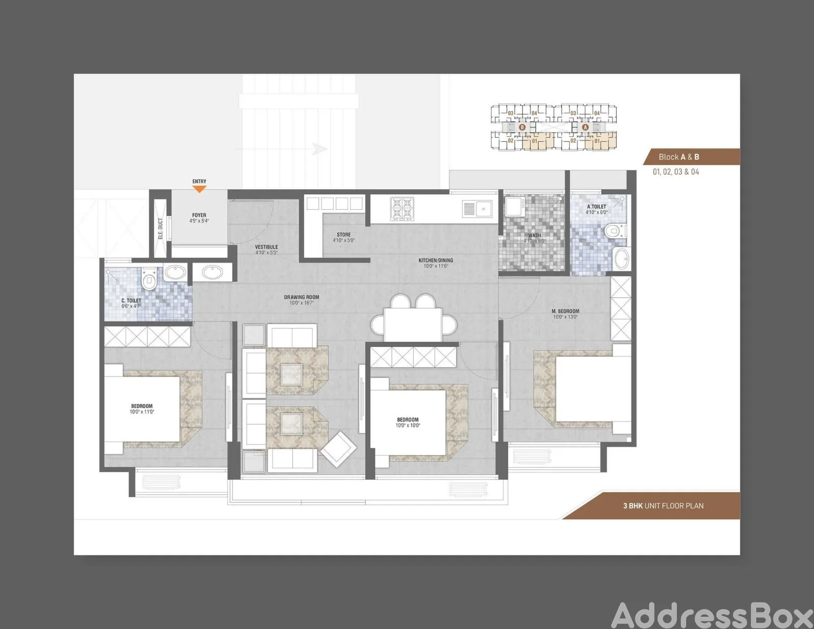 SHRIMLEELA EVOQ Floor Plan