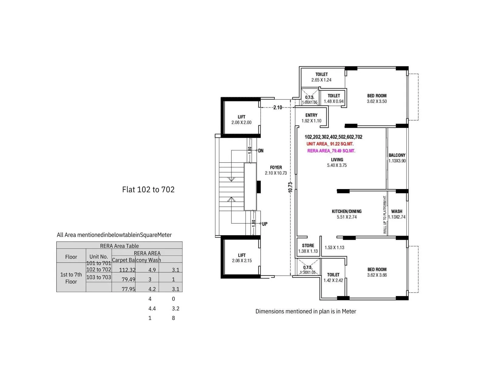 THE GUJARAT NATIONAL FLATS CO.OP HOU. SOC LTD Floor Plan