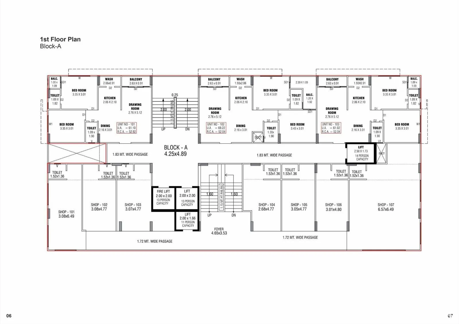 LAXMI RISE - Commercial Floor Plan
