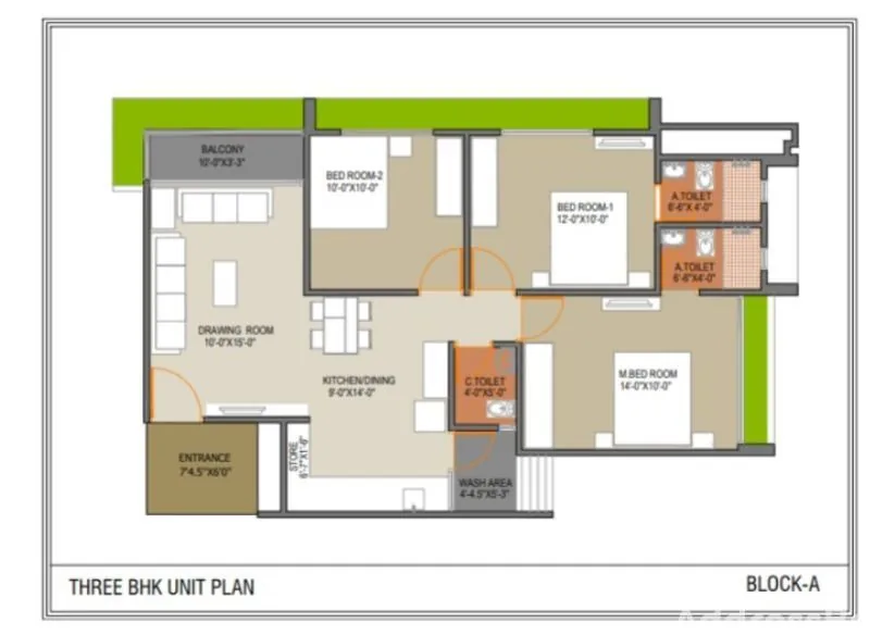 Sai Green Valley 3 Floor Plan