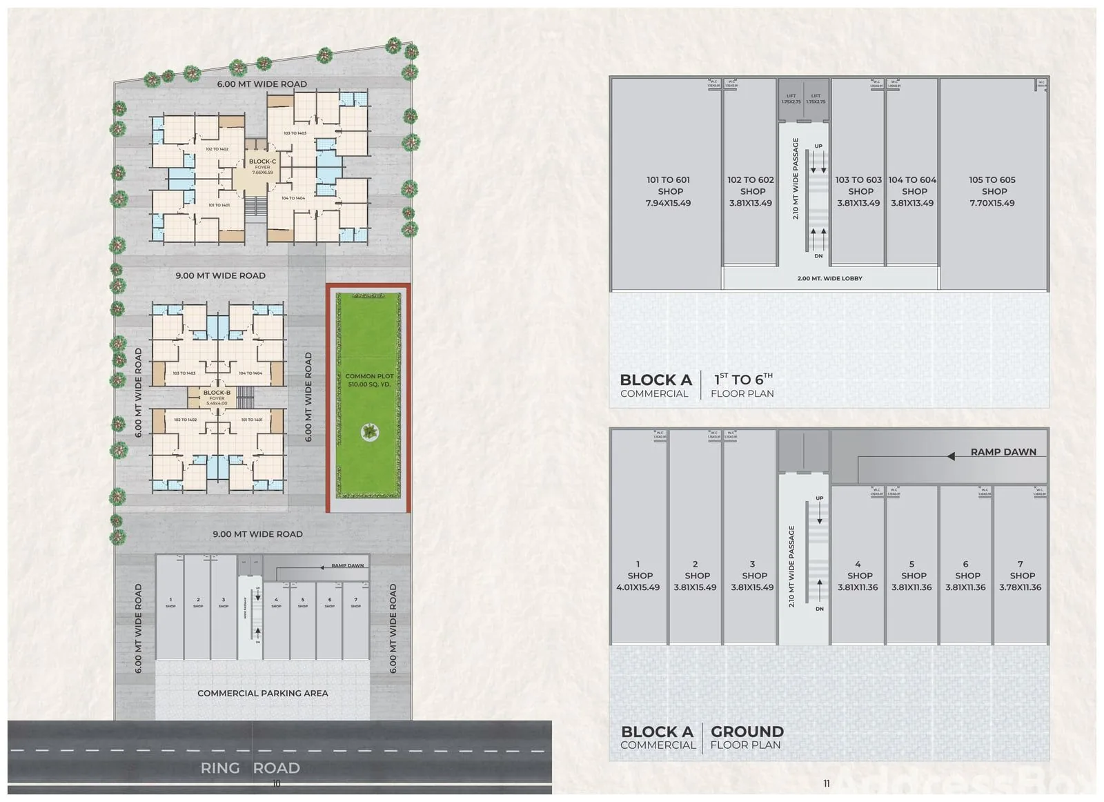 FORTUNE EMPIRE - Commercial Cluster Plan