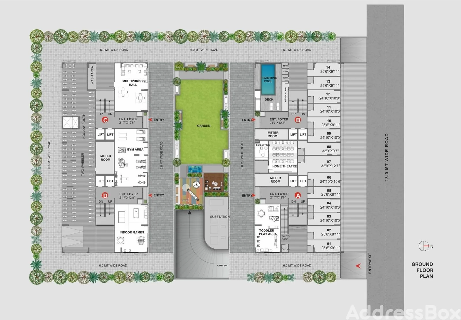 SHIVANA ARESTA Floor Plan