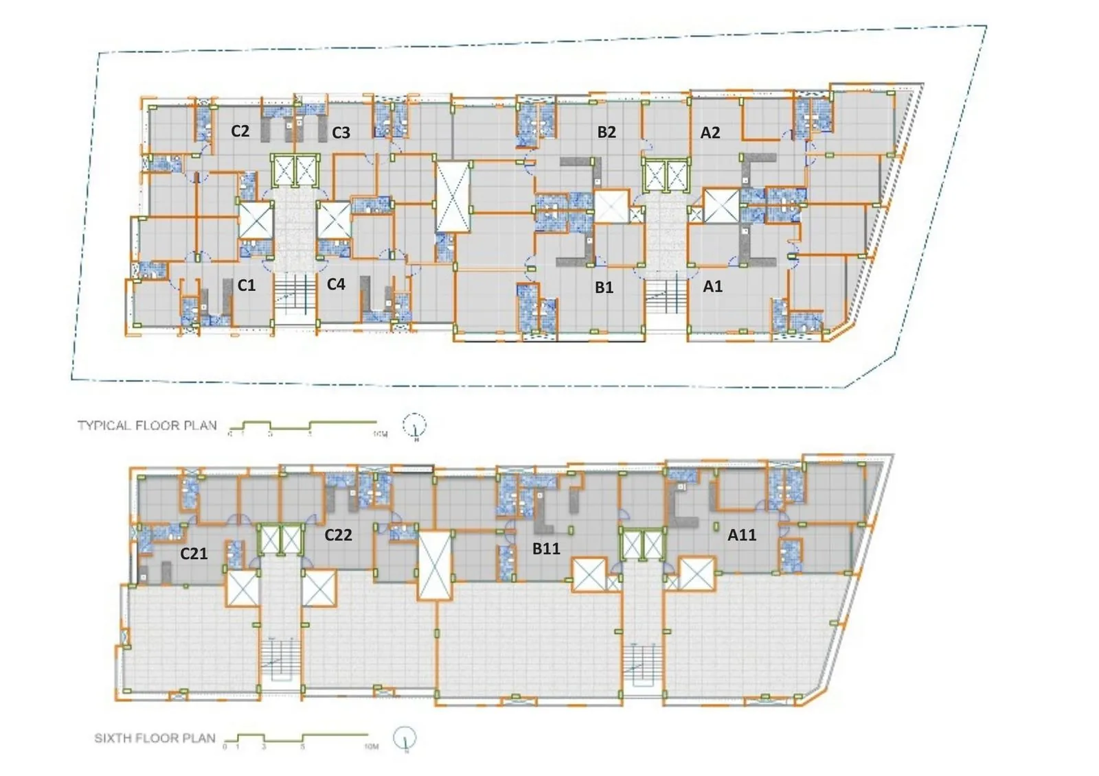 AMRAPALI ELITE - 44 Floor Plan