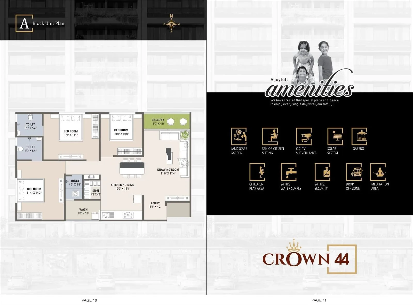 CROWN 44 Floor Plan