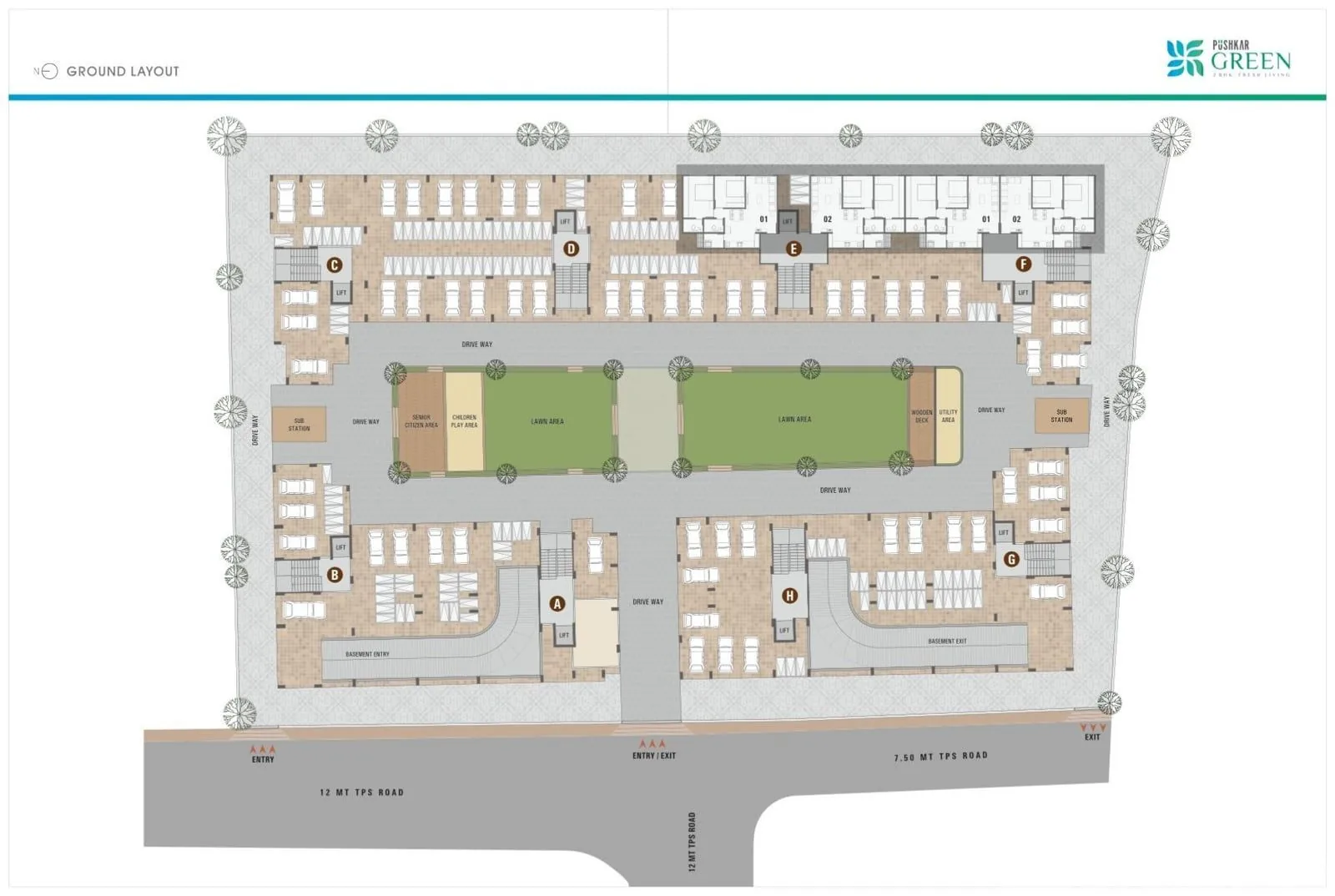 PUSHKAR GREEN Floor Plan