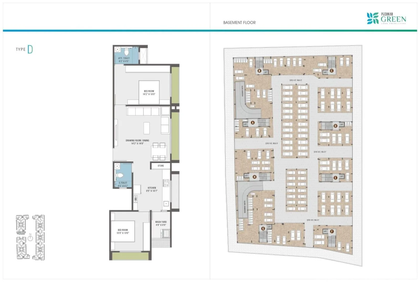 PUSHKAR GREEN Floor Plan