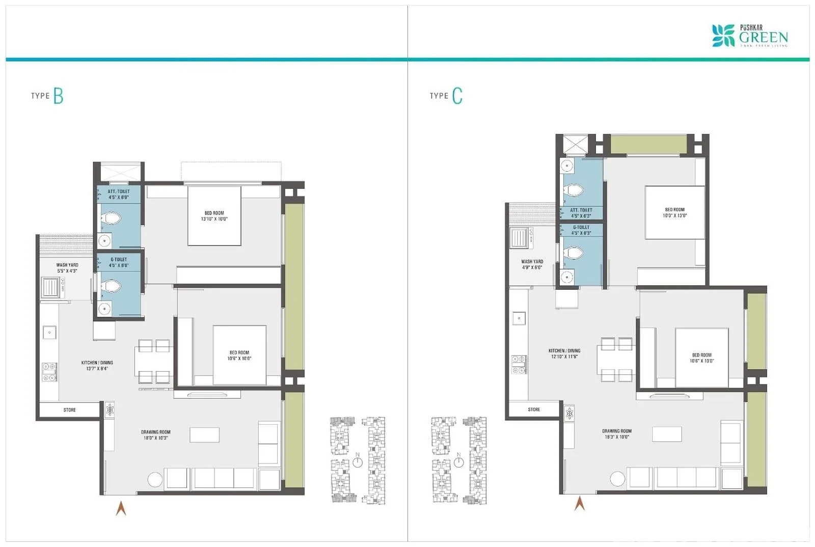 PUSHKAR GREEN Floor Plan