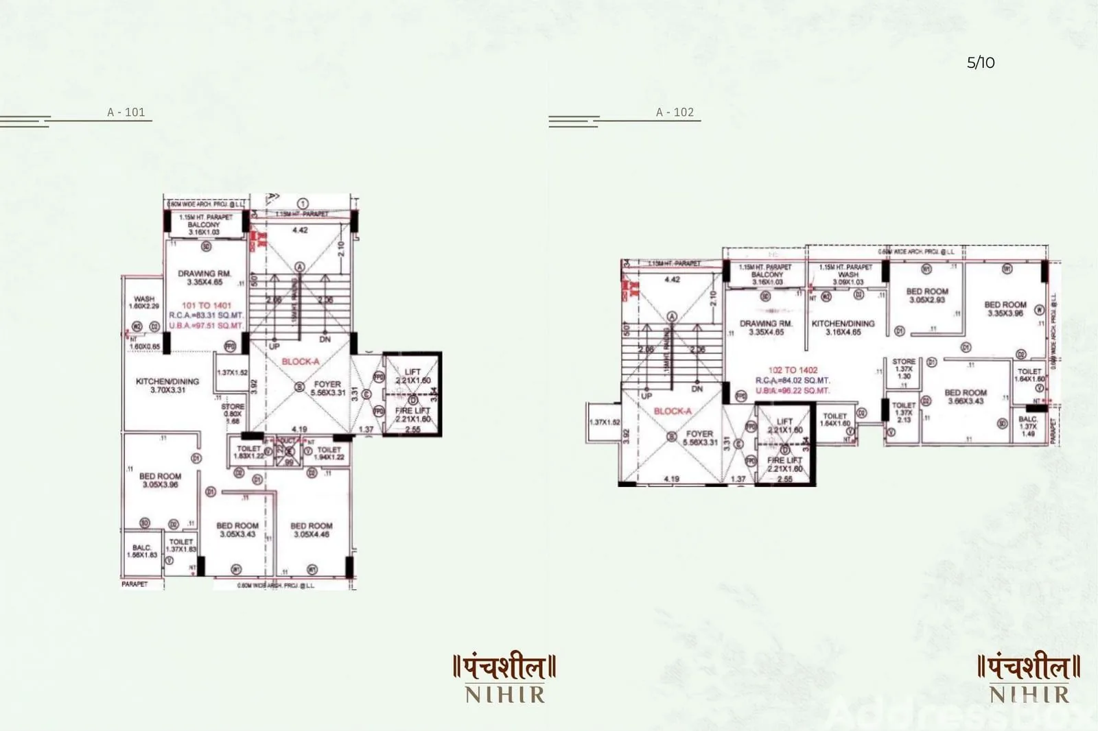 Panchshil Nihir Floor Plan