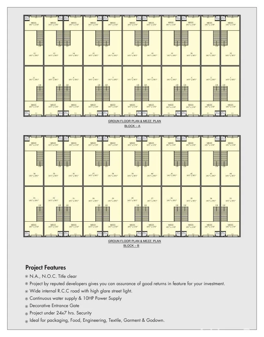 MARUTI INDUSTRIAL ESTATE Floor Plan