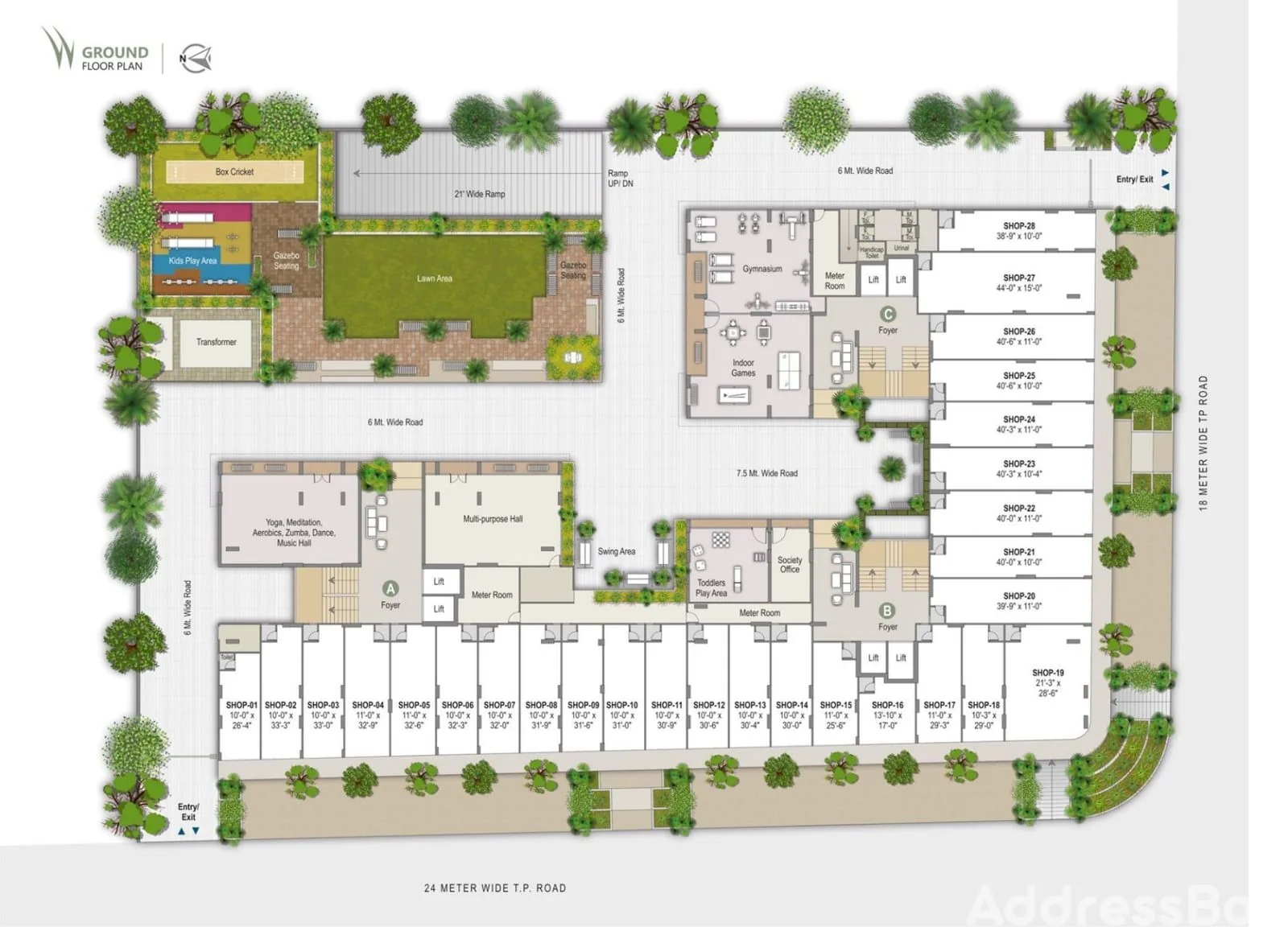 WESTERN SPARSH - Commercial Floor Plan