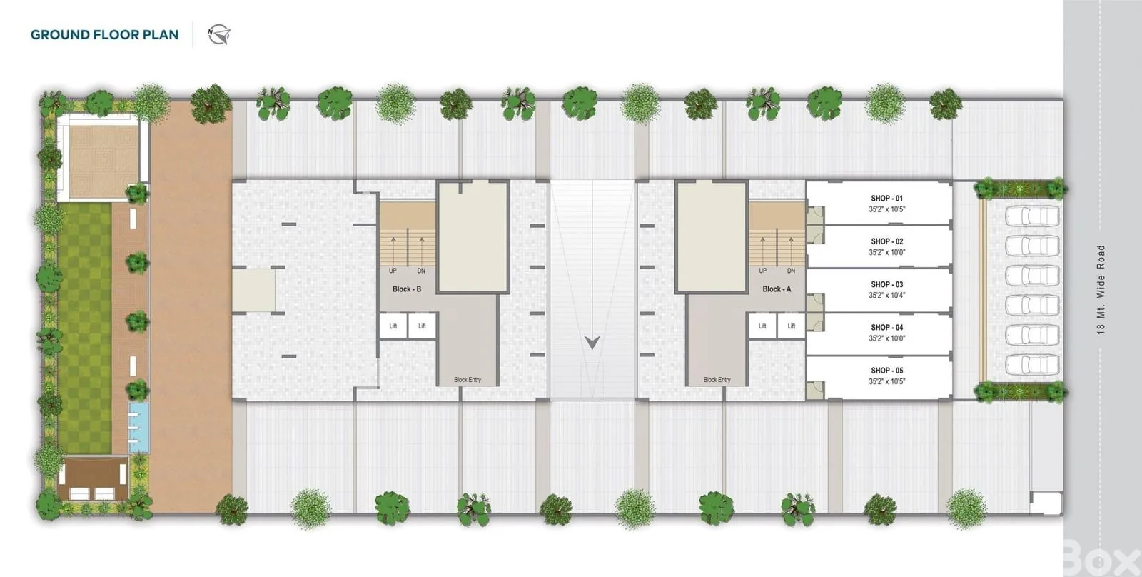 KESHAVPRIYA SKY - Commercial Floor Plan