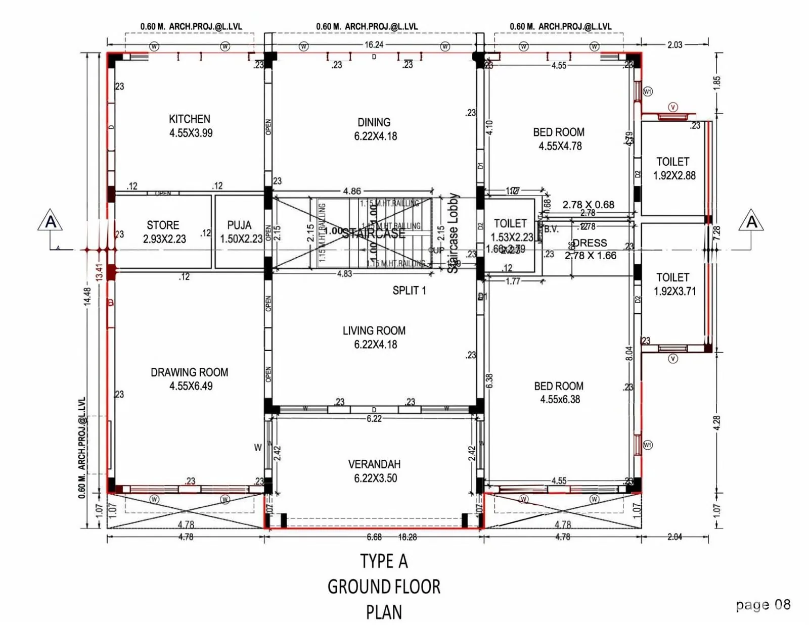 SHREE VRUNDAVAN VILLA 8 Floor Plan
