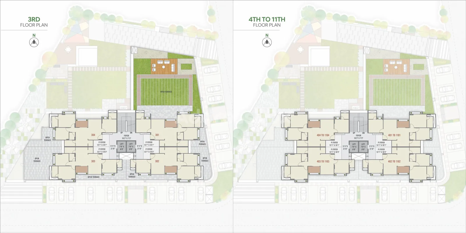 SHYAM ONE Floor Plan