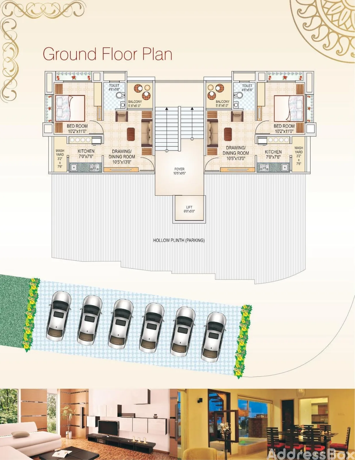 Suvarnam heights Floor Plan