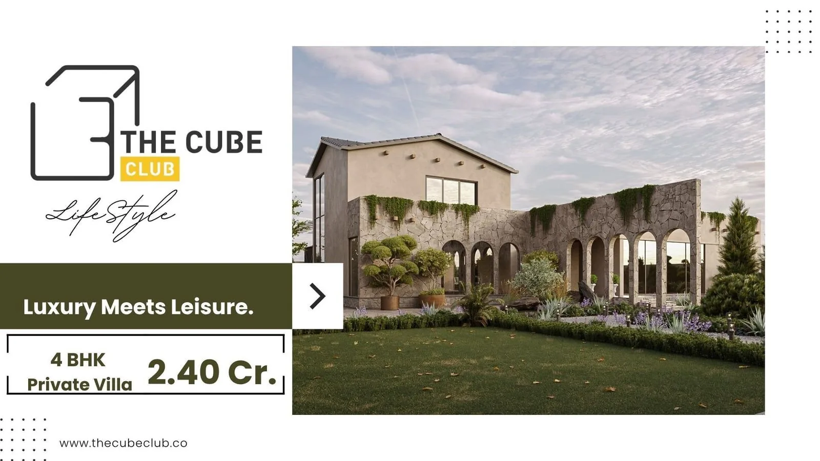 4 BHK Private Villas by the cube club photo