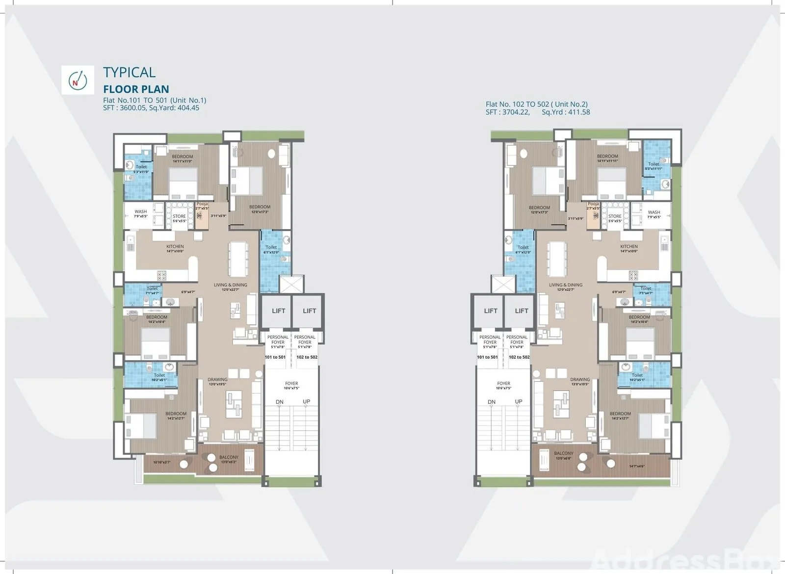 AURRA SKY Floor Plan