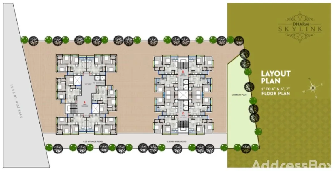 DHARM SKYLINK Floor Plan