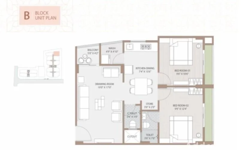 AATREY ETASHA Floor Plan