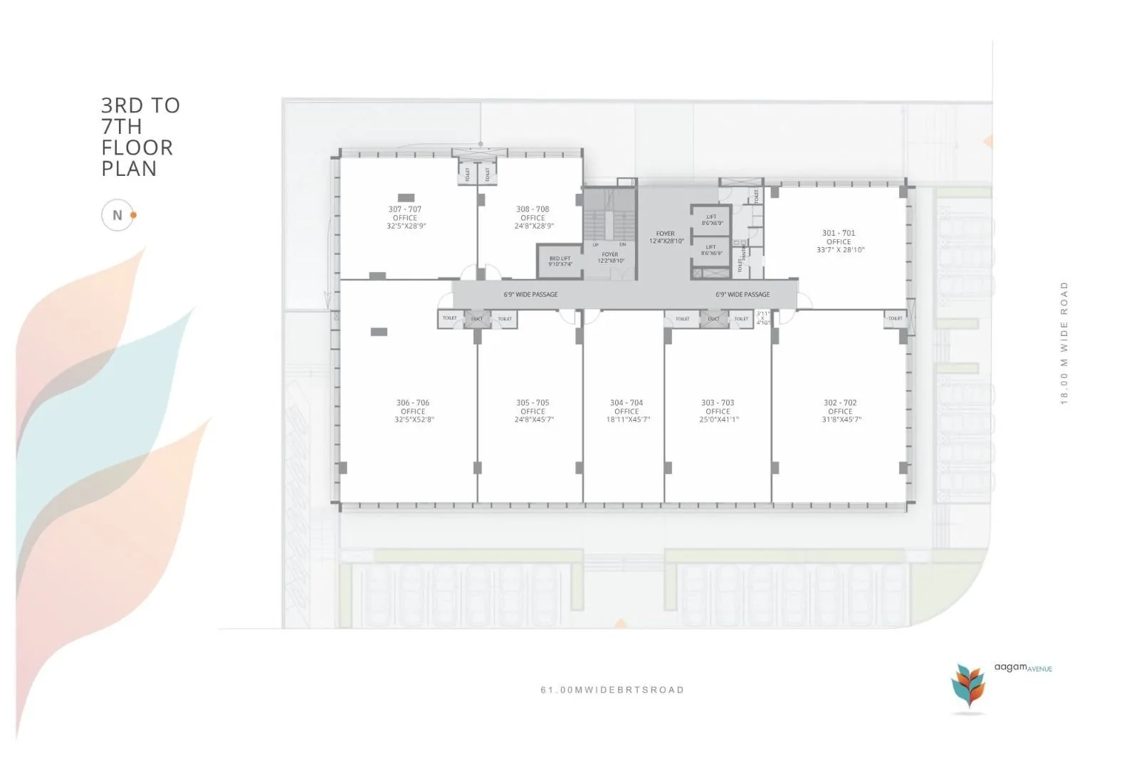 Aagam Avenue Floor Plan