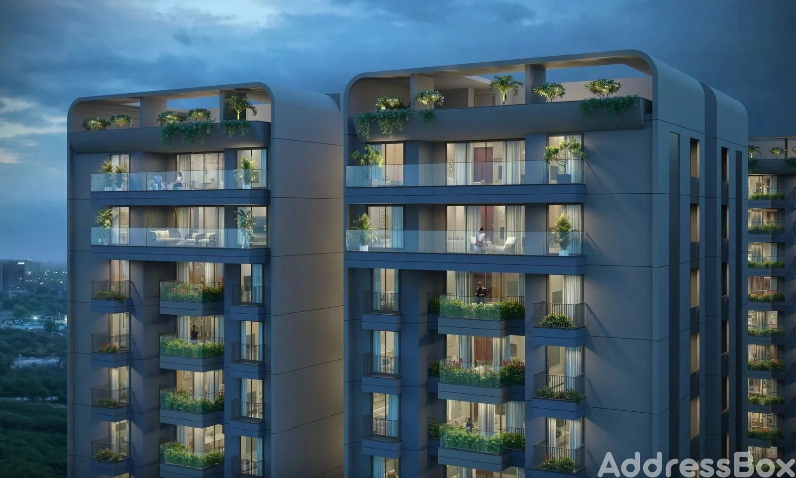 Life In Blue Exterior