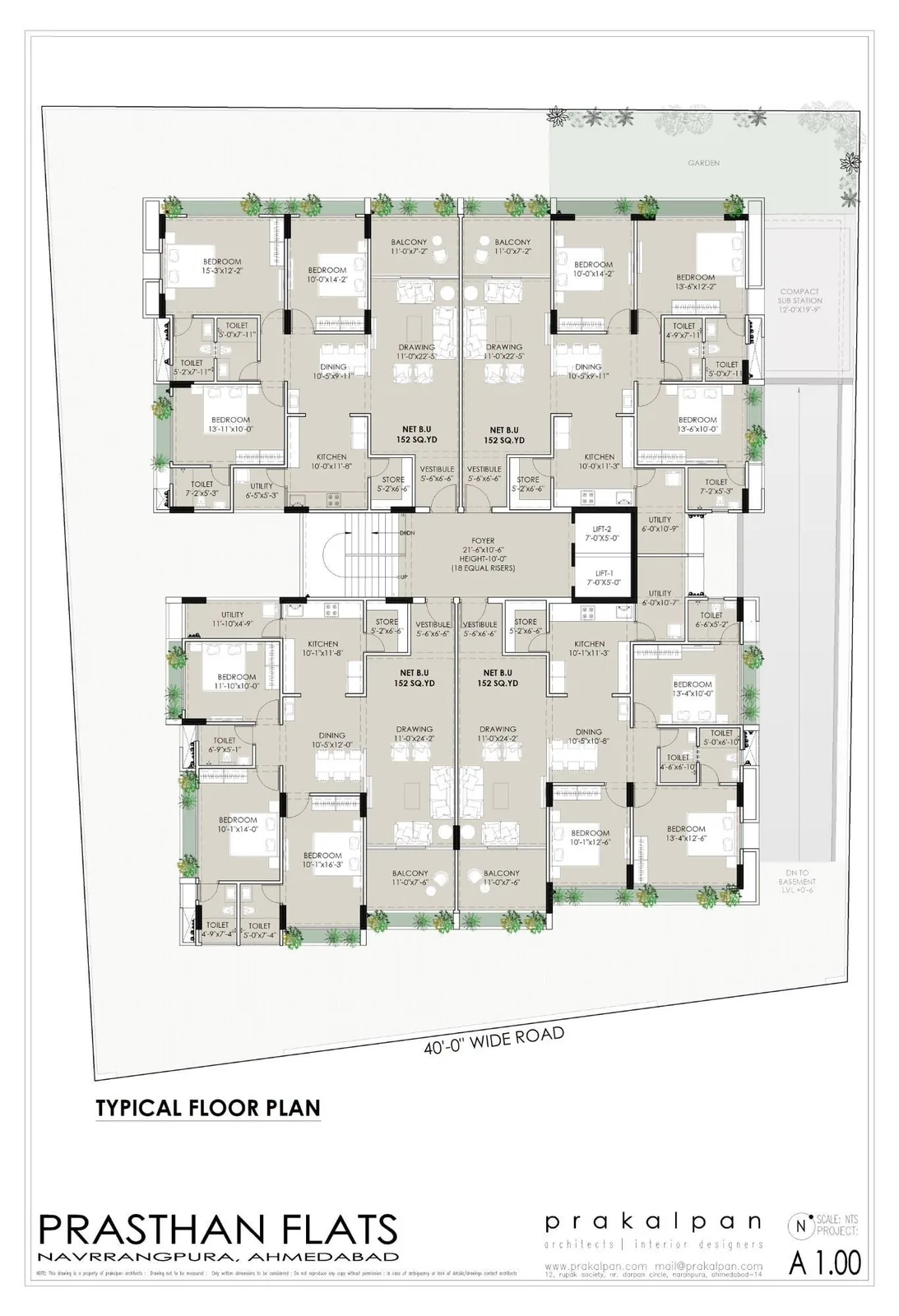 PRASTHAN APPARTMENTS Floor Plan