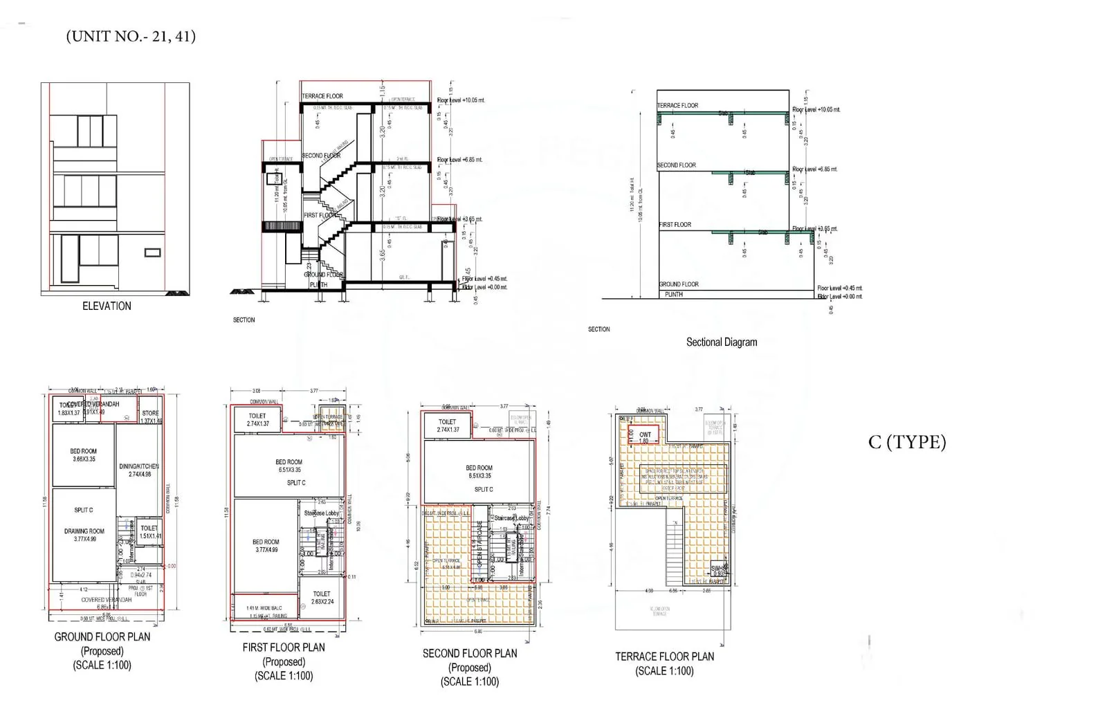 MAHADEV VILLA Floor Plan