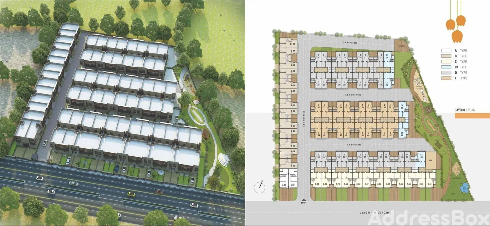 GREEN FLORA Cluster Plan
