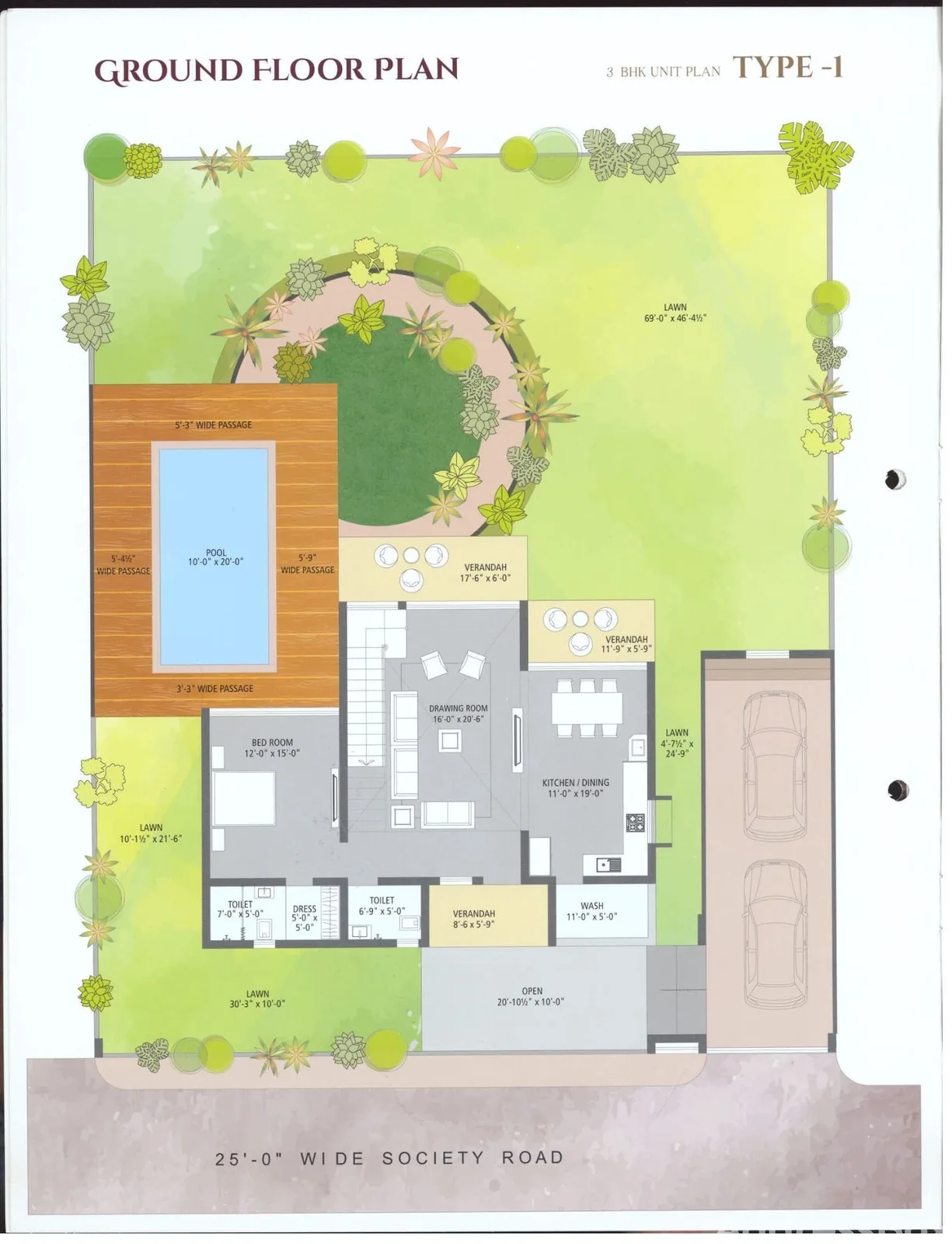 KRISHA FARMS Floor Plan