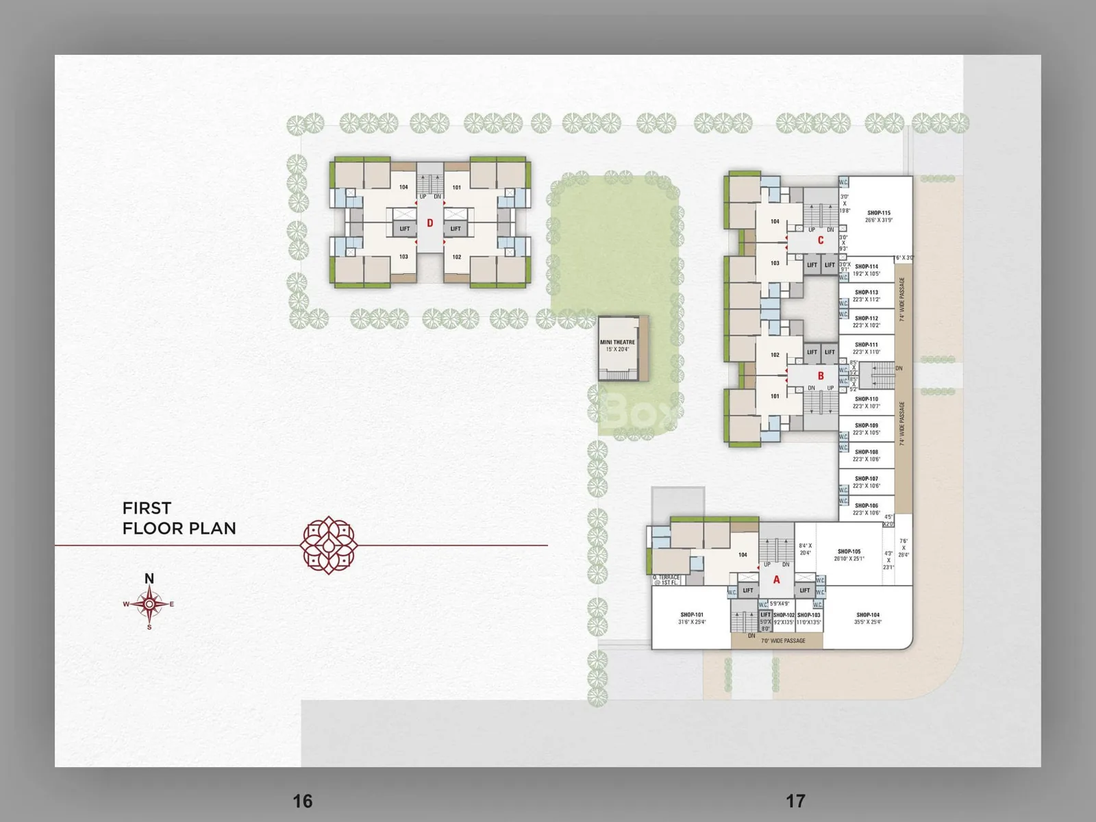 RADHESHYAM HERITAGE Floor Plan