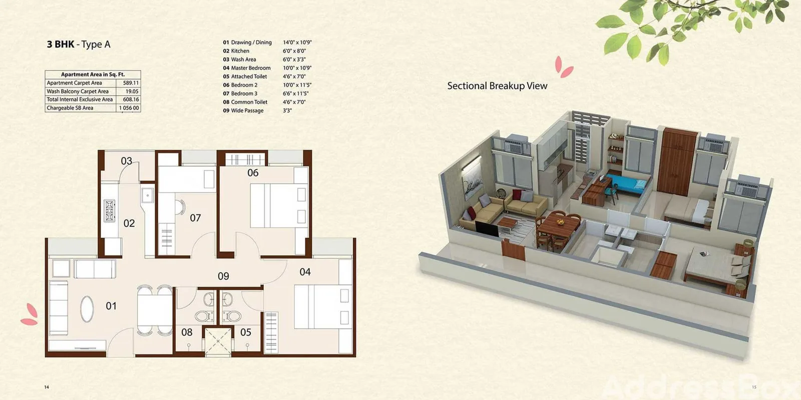 Saujanya-II Floor Plan