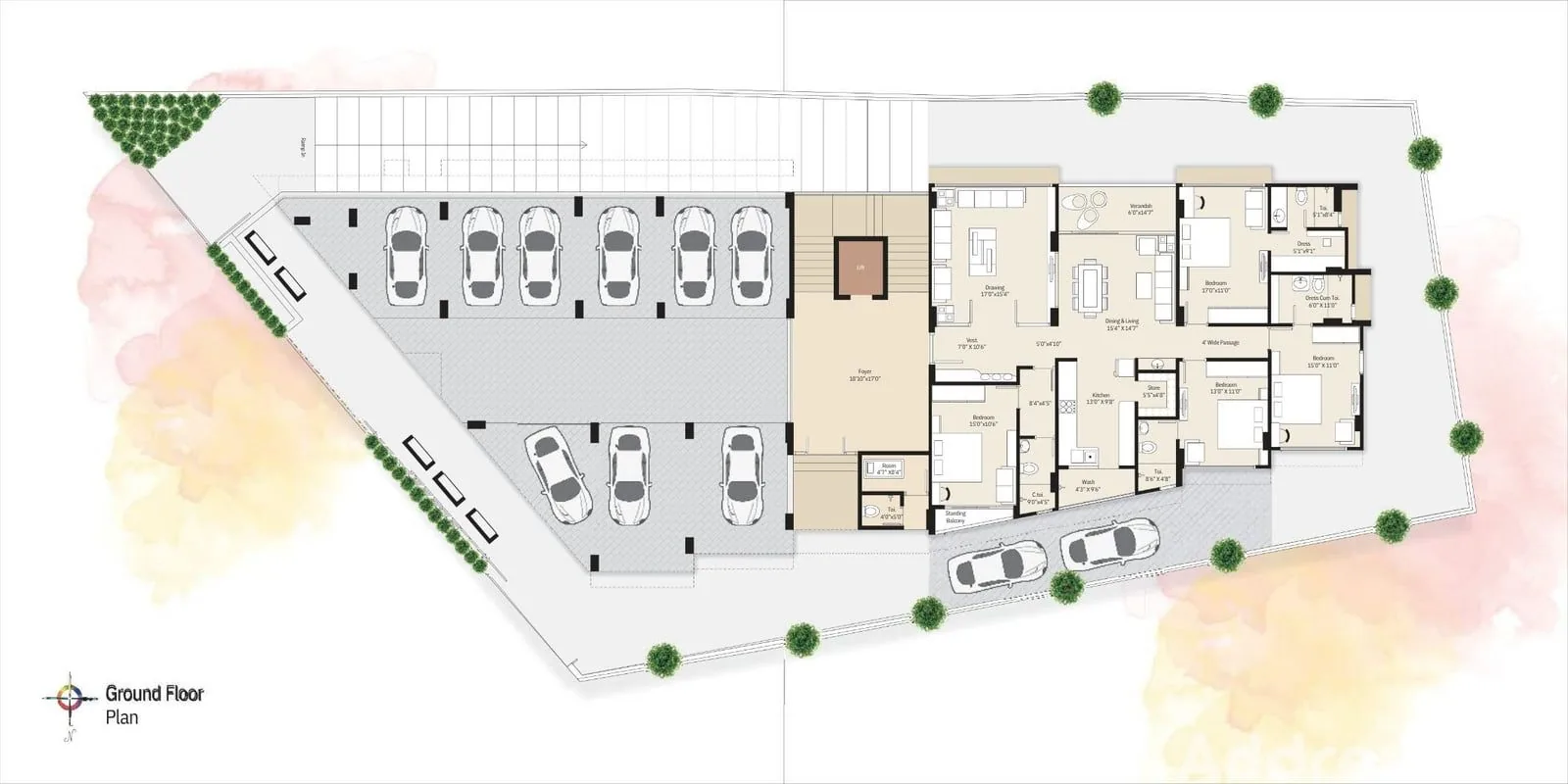 TIRTH GRANDEUR Floor Plan