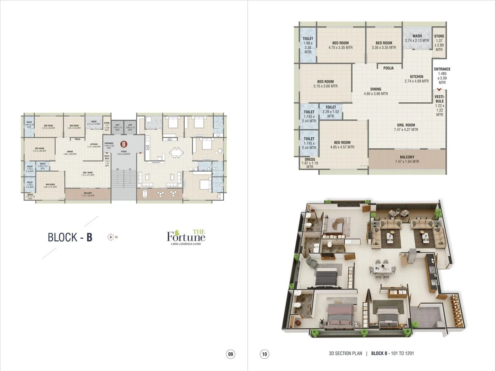 THE FORTUNE Floor Plan