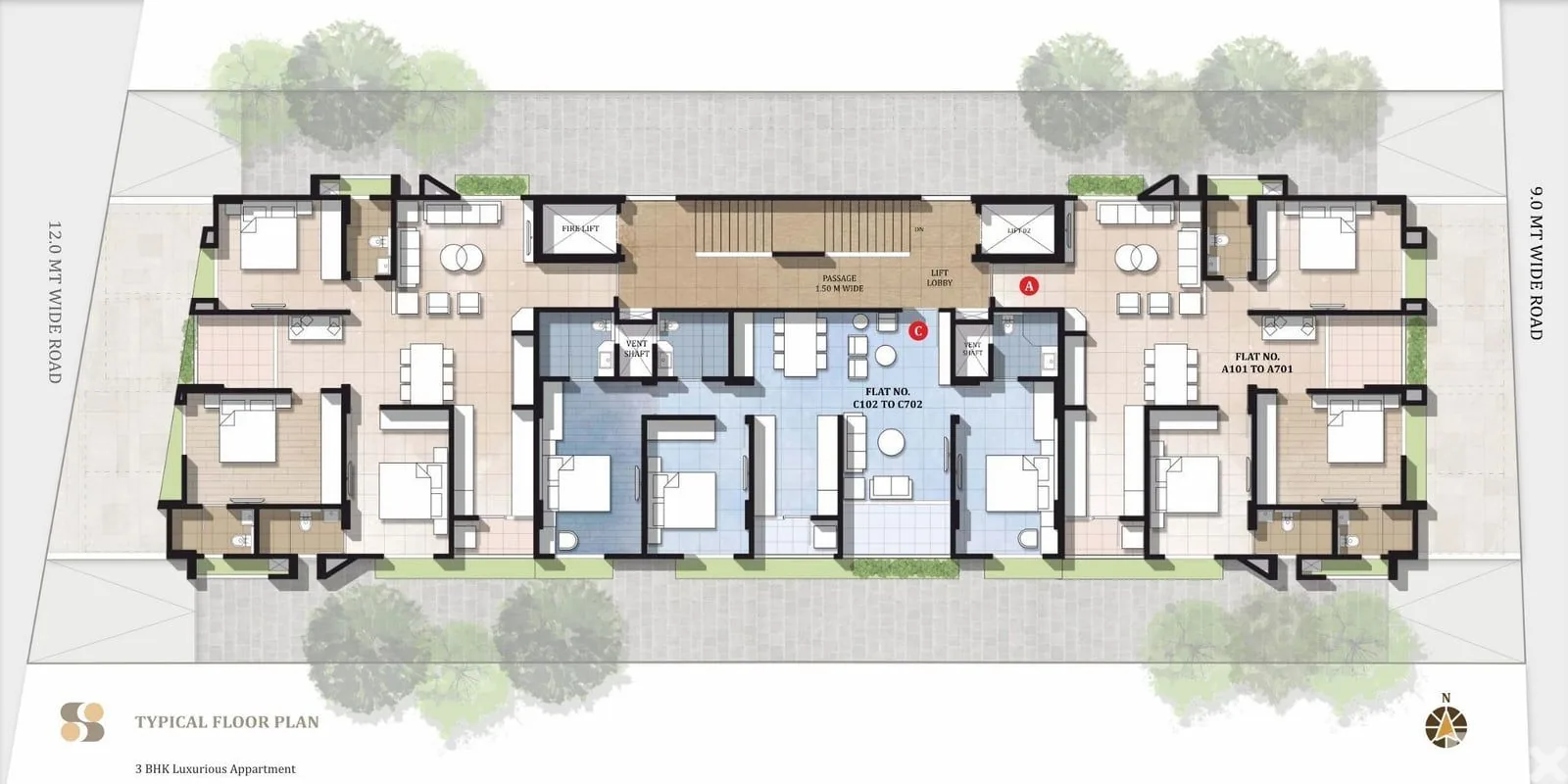 SONARIKA APARTMENT Floor Plan