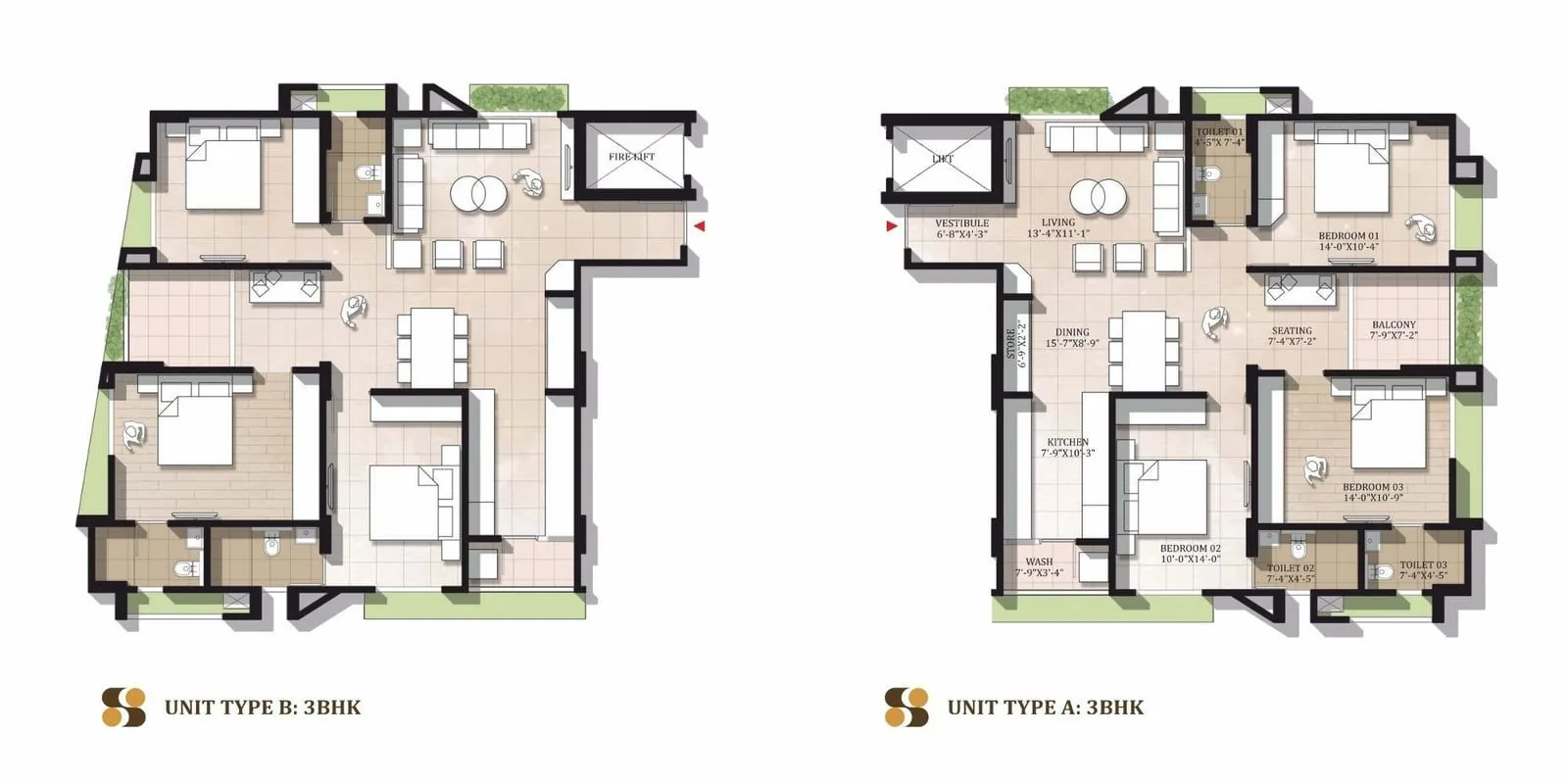 SONARIKA APARTMENT Floor Plan