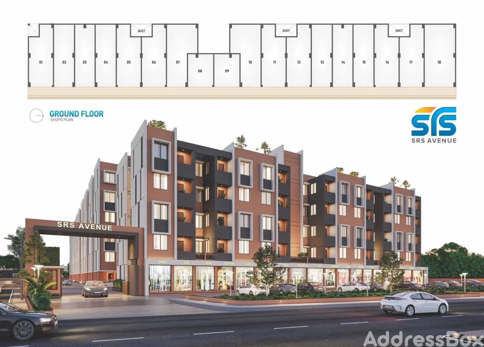 SRS Avenue - Commercial Floor Plan