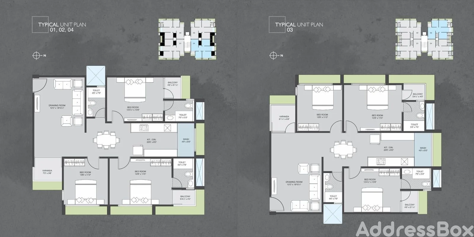 Kashana Flats Floor Plan