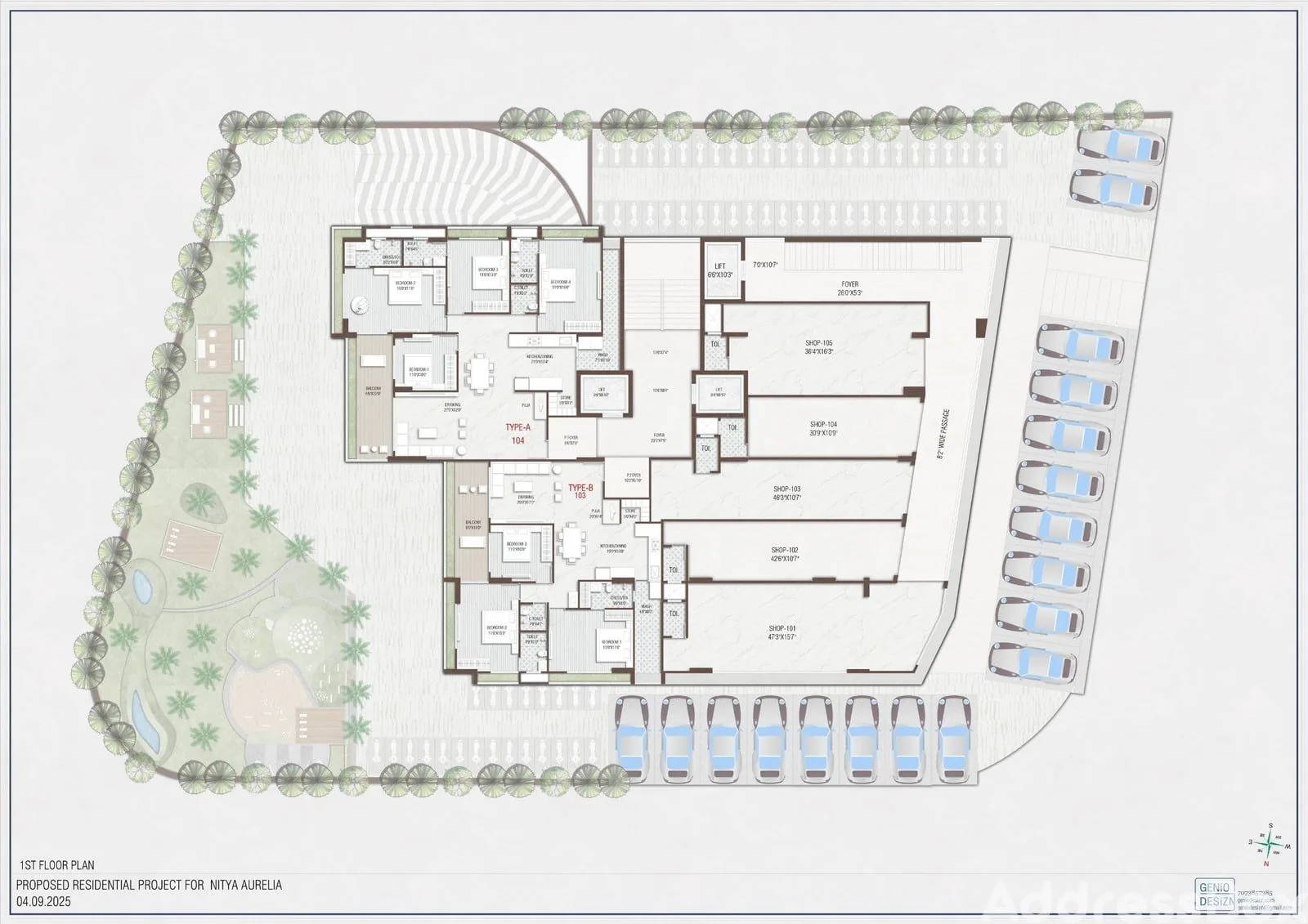 Nitya Aurelia Floor Plan
