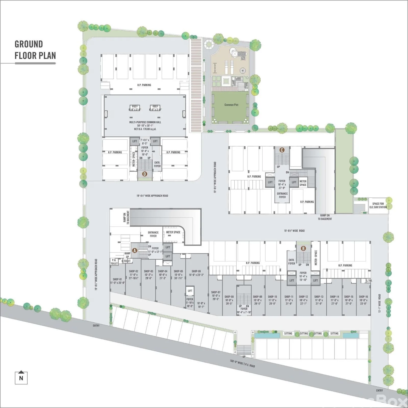 AMAN ROYAL - Commercial Floor Plan