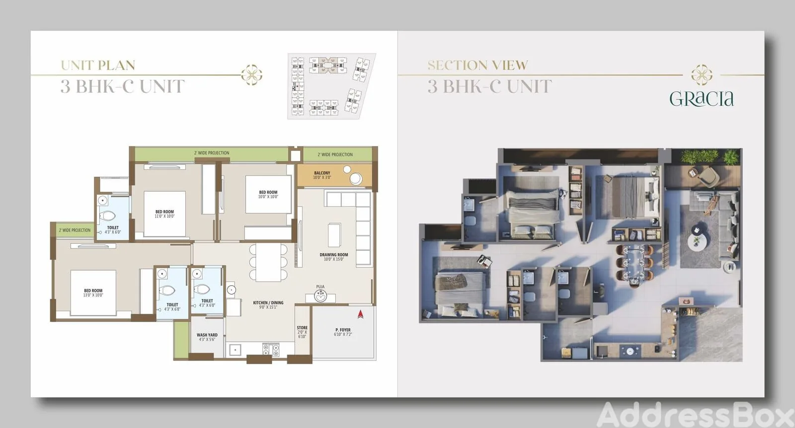 SIDDHIPRIYA GRACIA Floor Plan