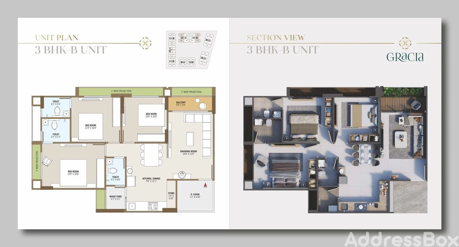 SIDDHIPRIYA GRACIA Floor Plan