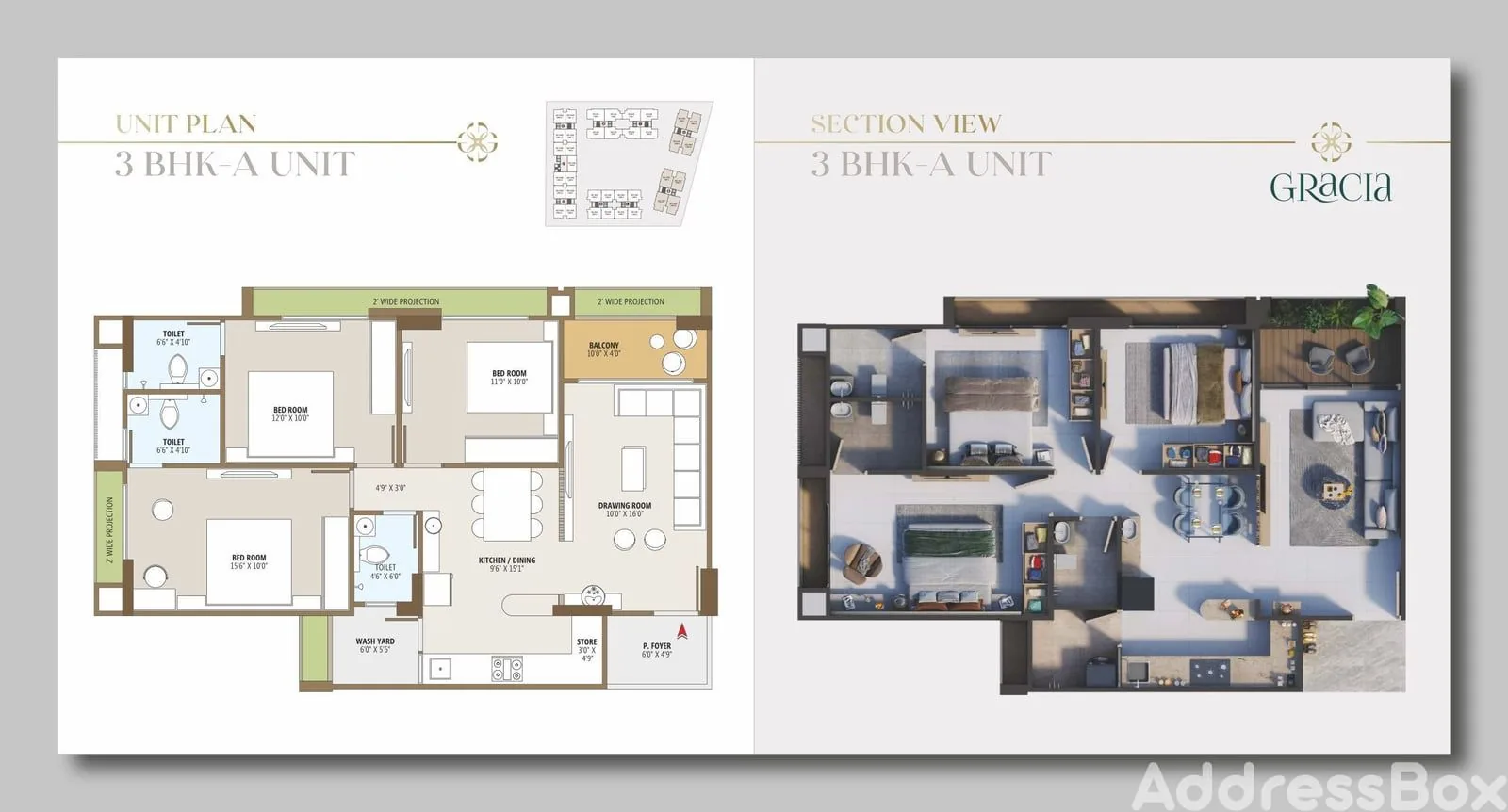 SIDDHIPRIYA GRACIA Floor Plan