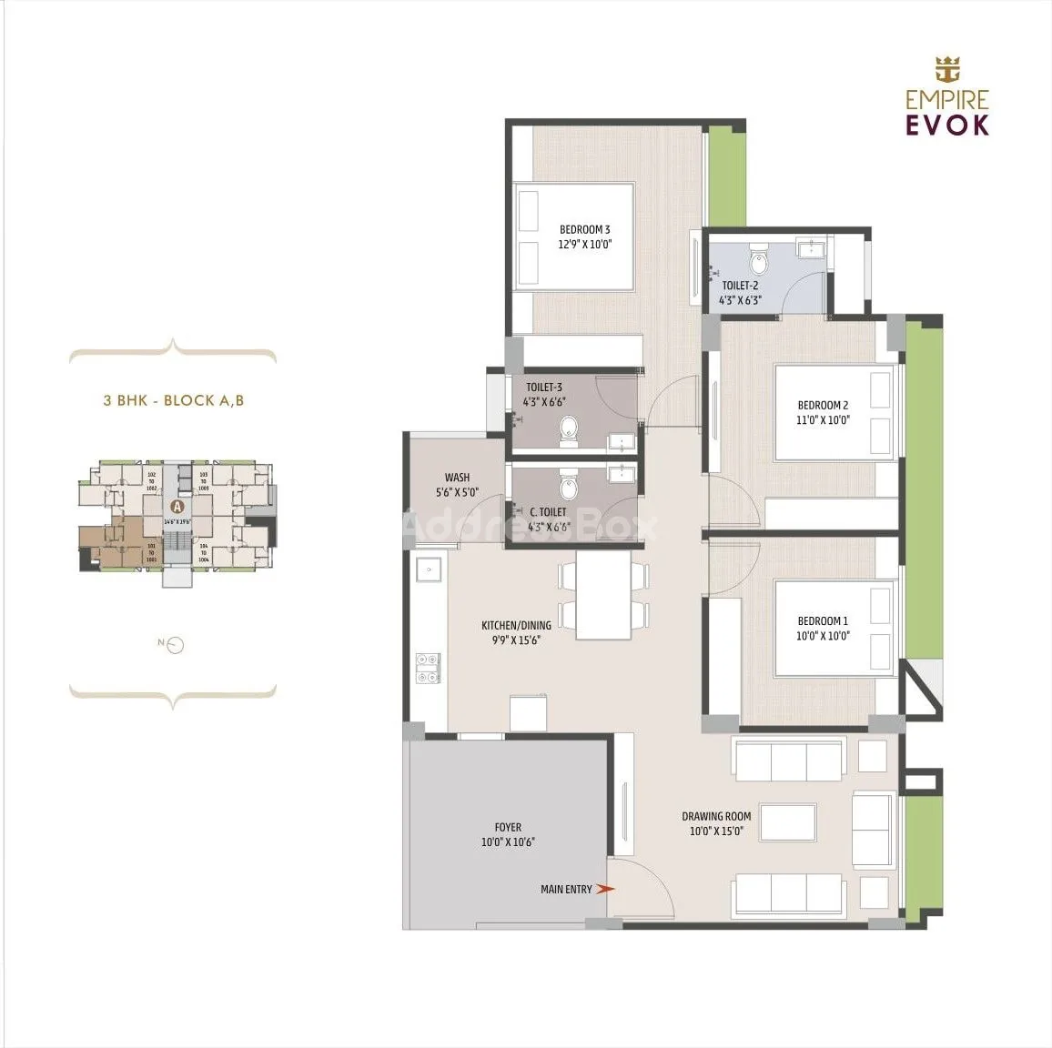 EMPIRE EVOK Floor Plan
