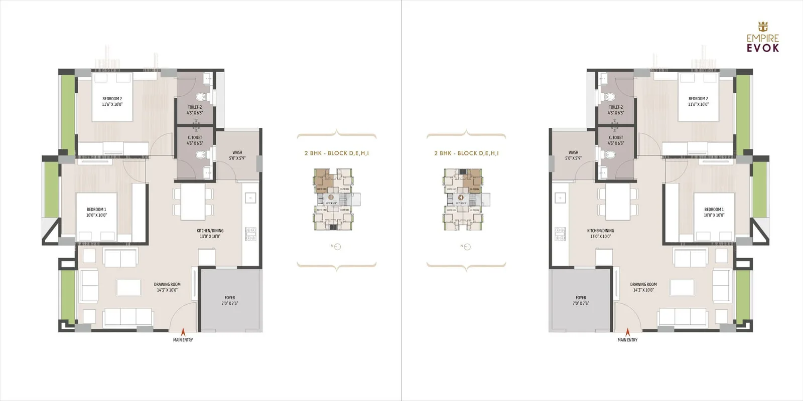 EMPIRE EVOK Floor Plan