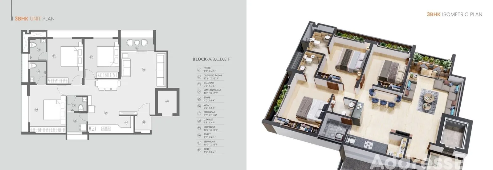 Radhe Sky Floor Plan