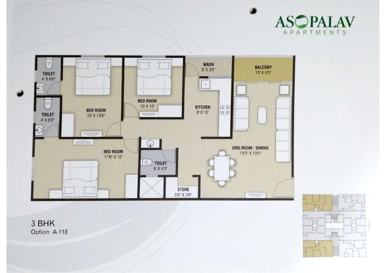 ASOPALAV APARTMENTS Floor Plan